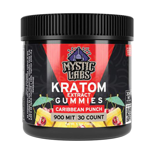 Mystic Labs Kratom Extract Gummies 900 MIT 30 Count