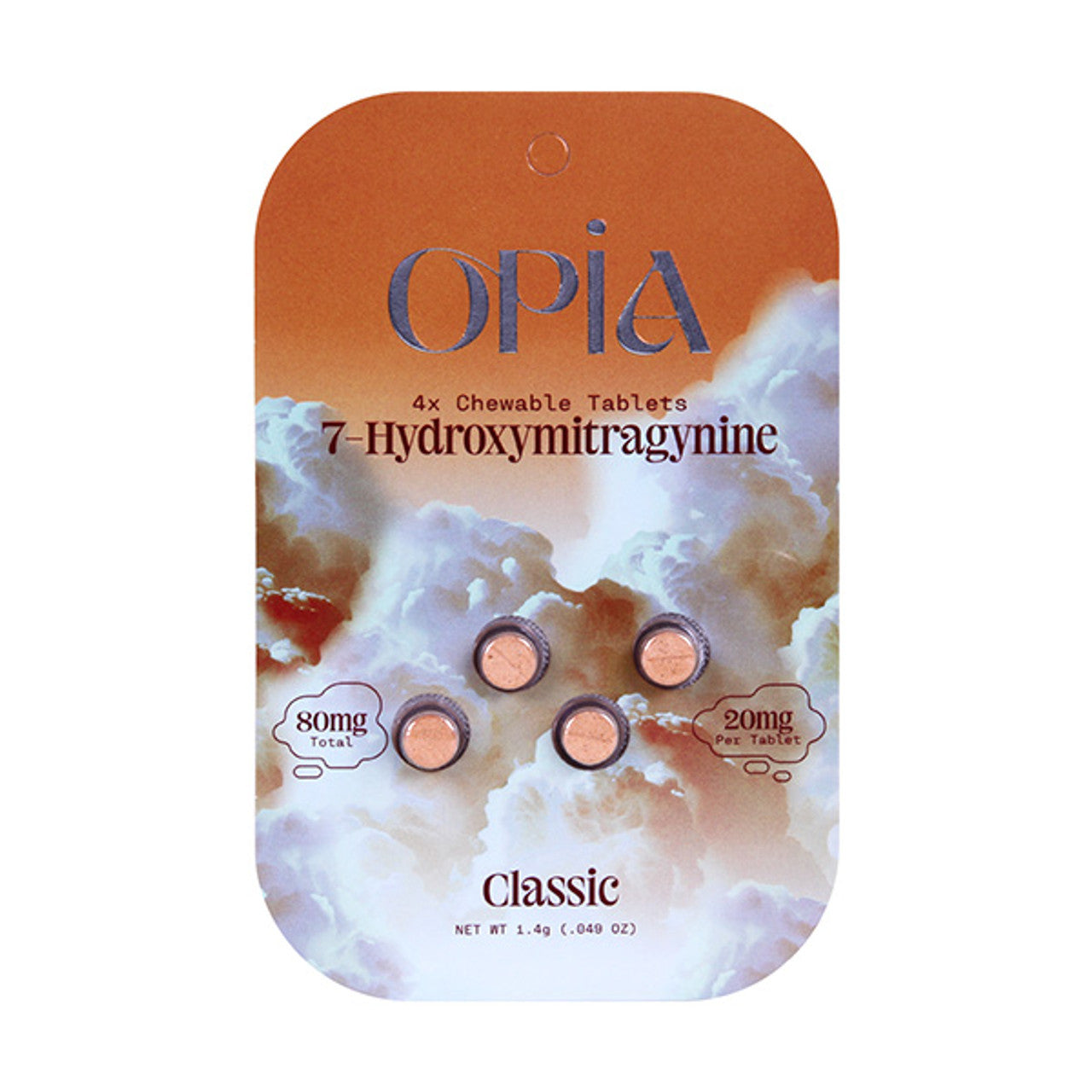 Opia 7-Hydroxymitragynine Tablets 80MG