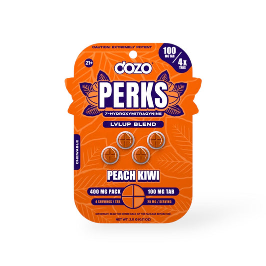 DOZO Perks 7 Hydroxymitragynine 400MG Pack 100MG Per Tablet