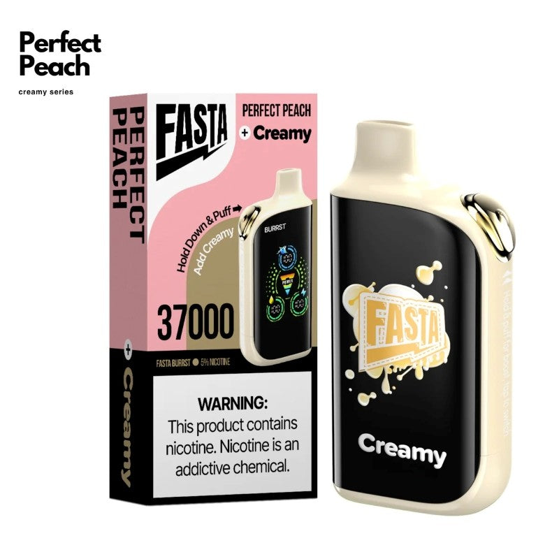 Fasta Burrst 37k Vape - Perfect Peach