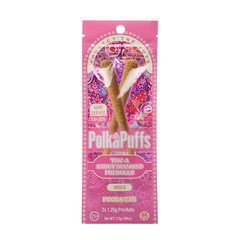 PolkaPuffs THC-A Saucy Diamond Prerolls Orange Creamsicle
