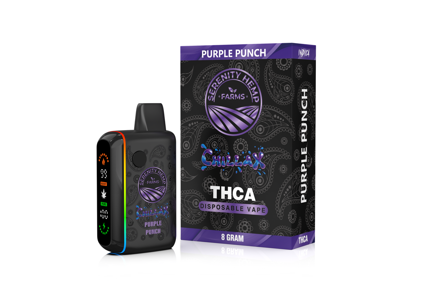 Serenity Hemp Chillax THCA Disposable Vape 8g