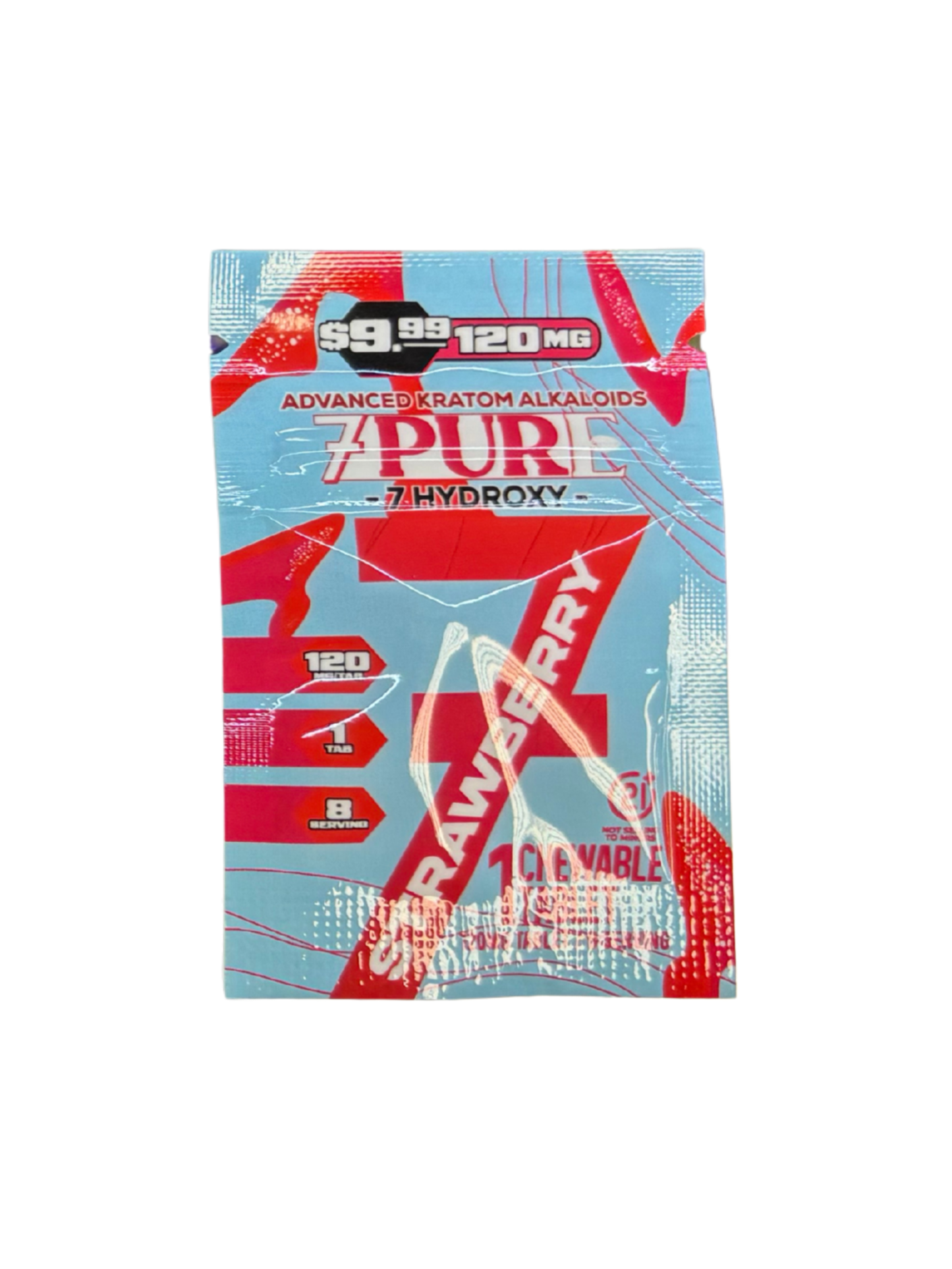 7PURE 7-Hydroxymitragynine 120Mg Tablet - close up detail