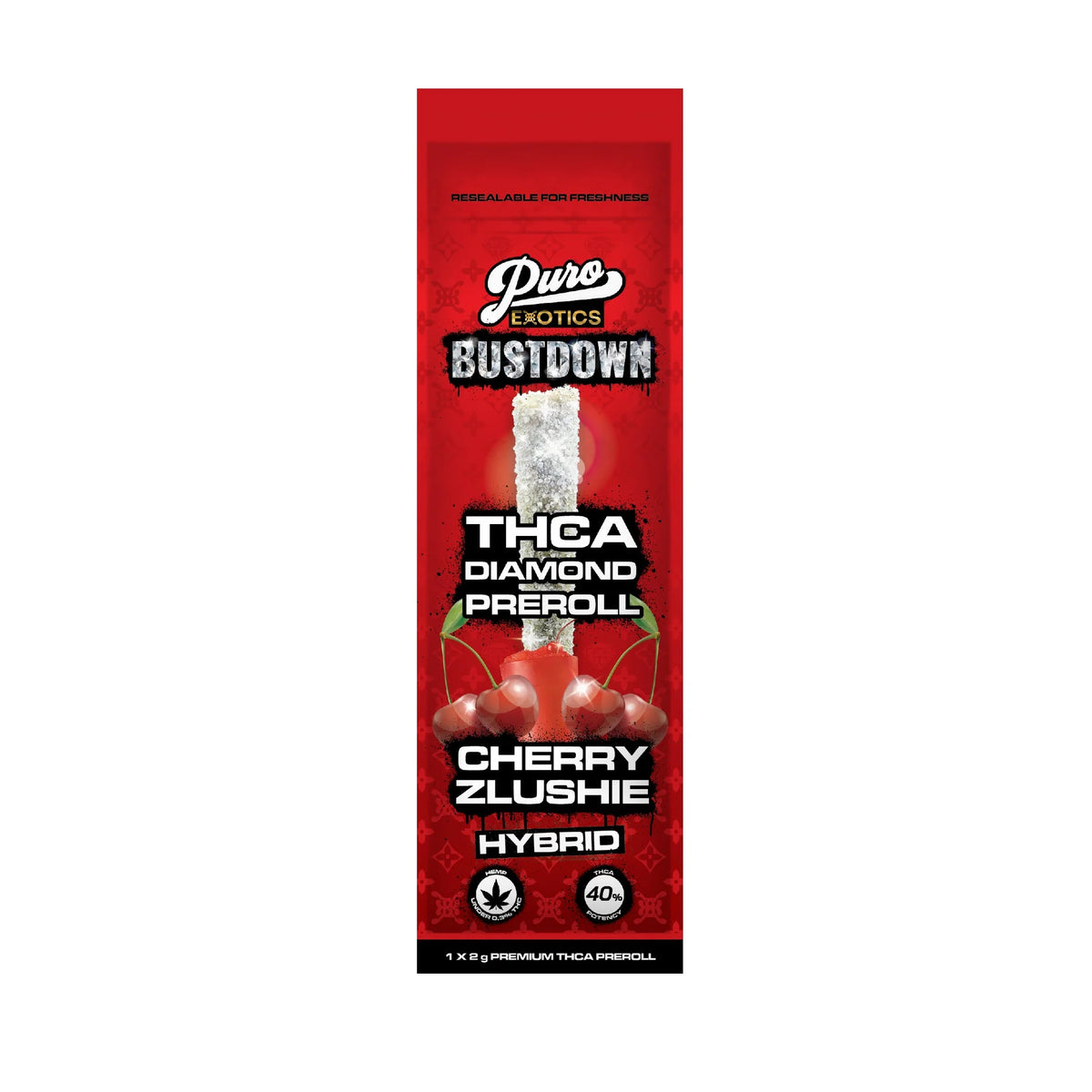Puro Exotics Bustdown THCA Diamond Preroll