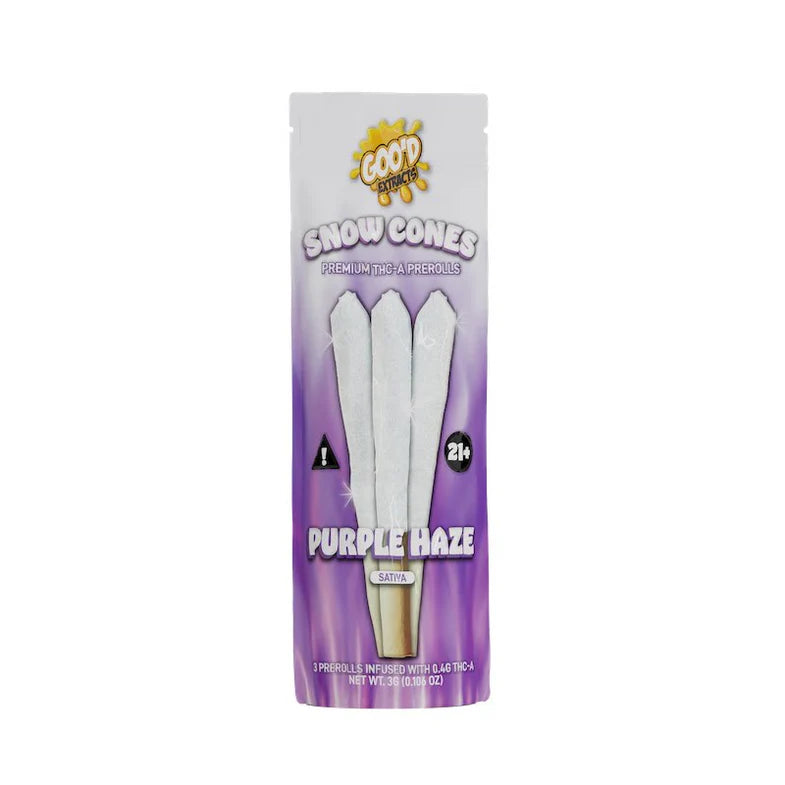 GOO'D EXTRACTS Snow Cones Premium THC-A Prerolls