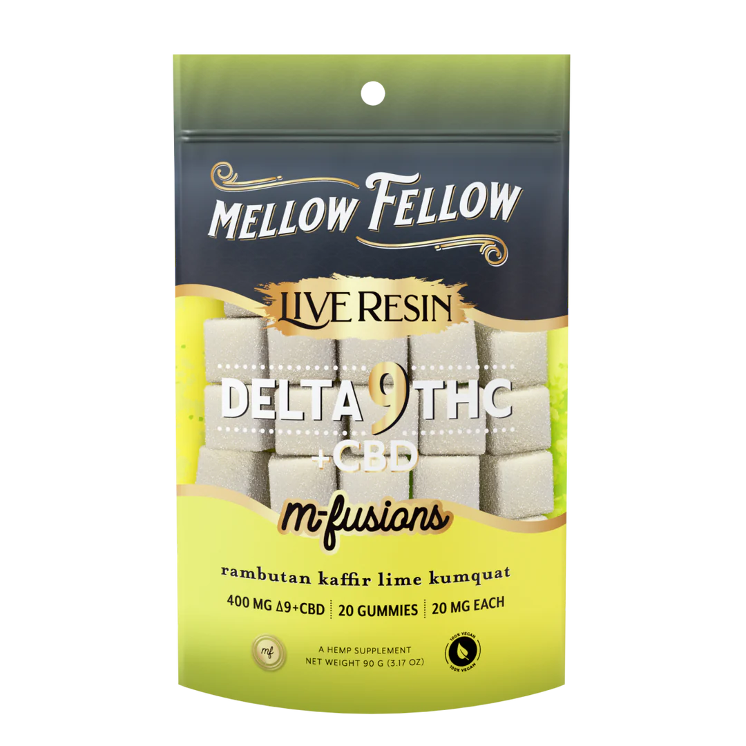 Mellow FellowDelta 9 Live Resin Edibles 20x20MG (400MG Total)