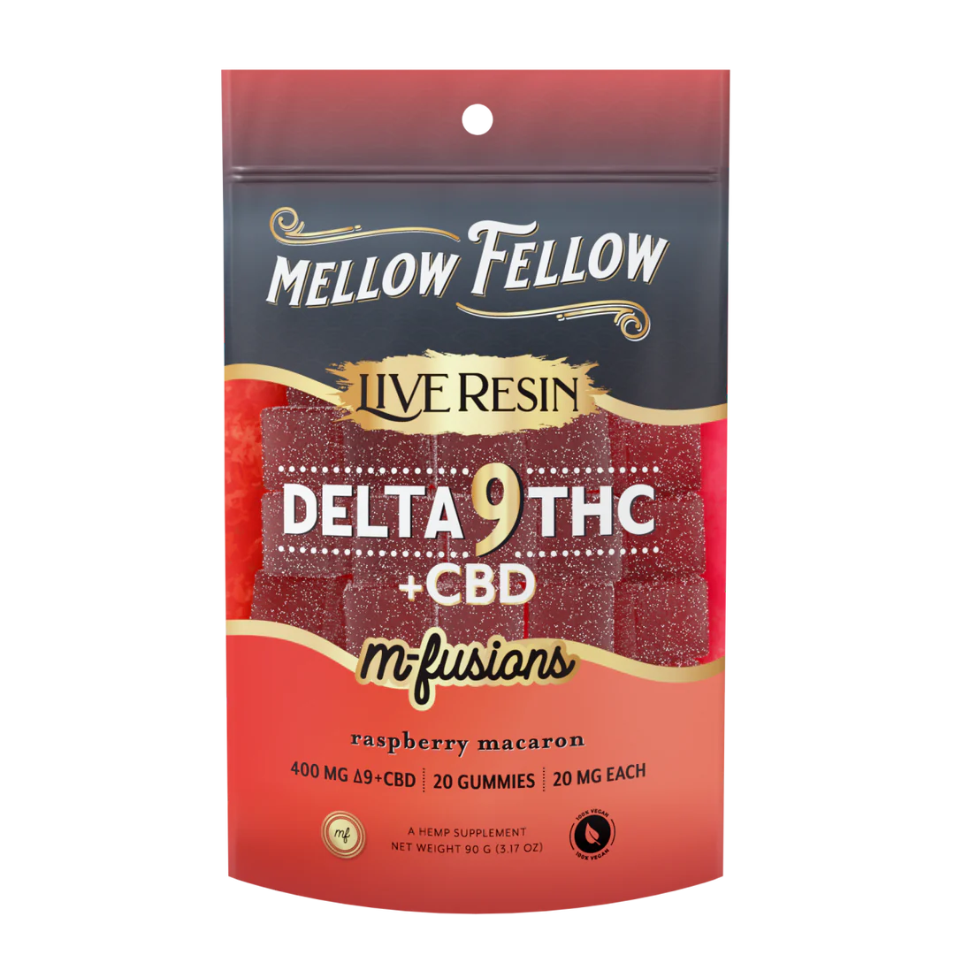 Mellow FellowDelta 9 Live Resin Edibles 20x20MG (400MG Total)