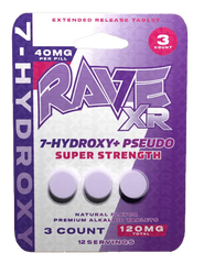 Rave 7-Hydroxymitragynine + Pseudo Extended Release Super Strength 40MG Per Pill(120 MG)