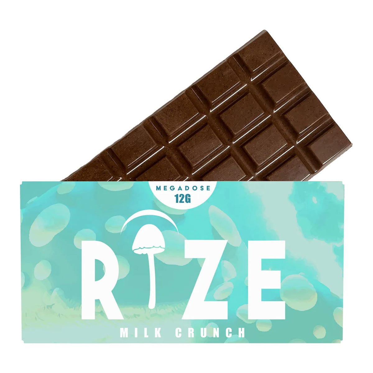 Rize Megadose 12G Milk Crunch mushroom chocolate bar