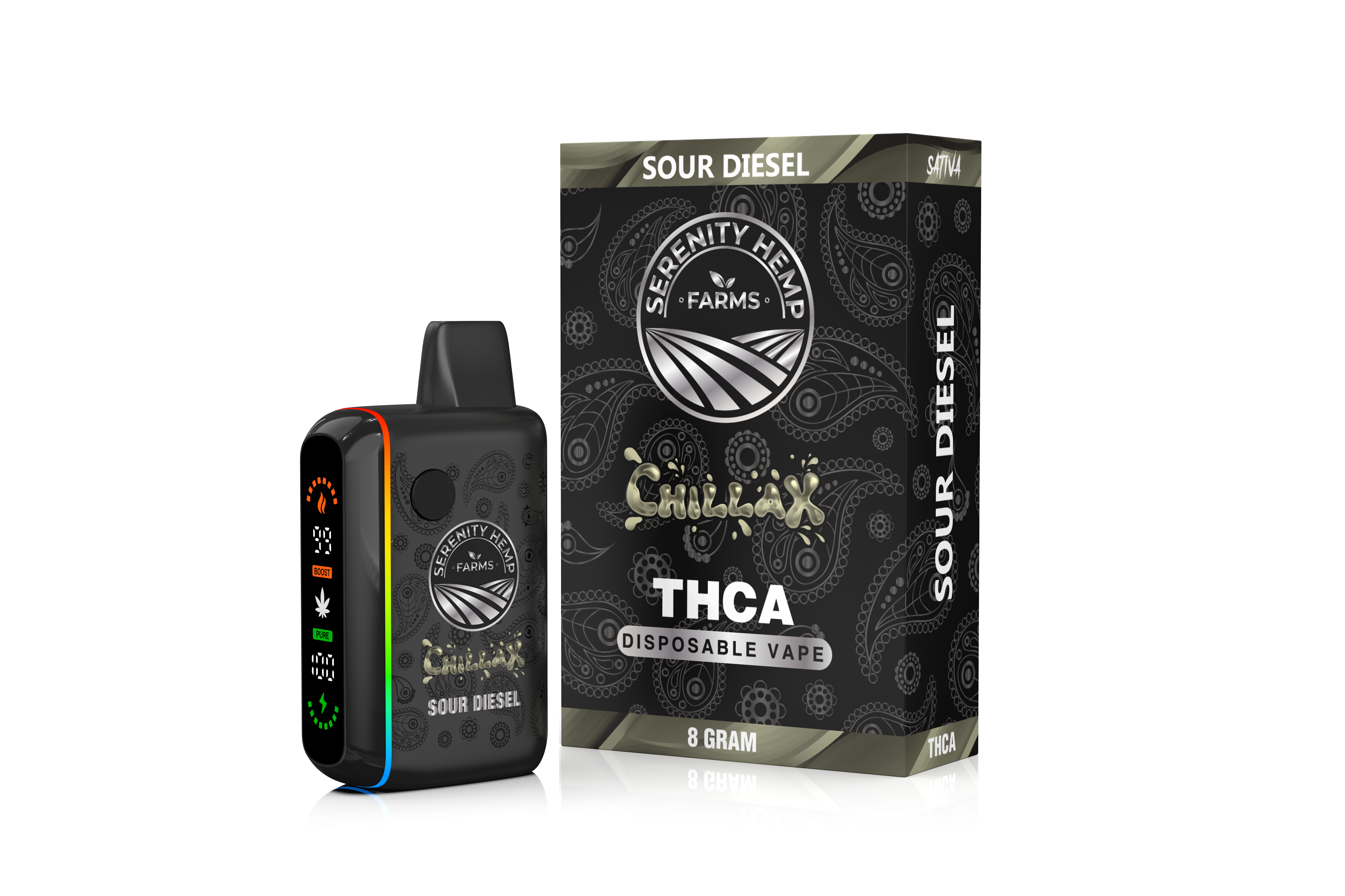 Serenity Hemp Chillax THCA Disposable Vape 8g