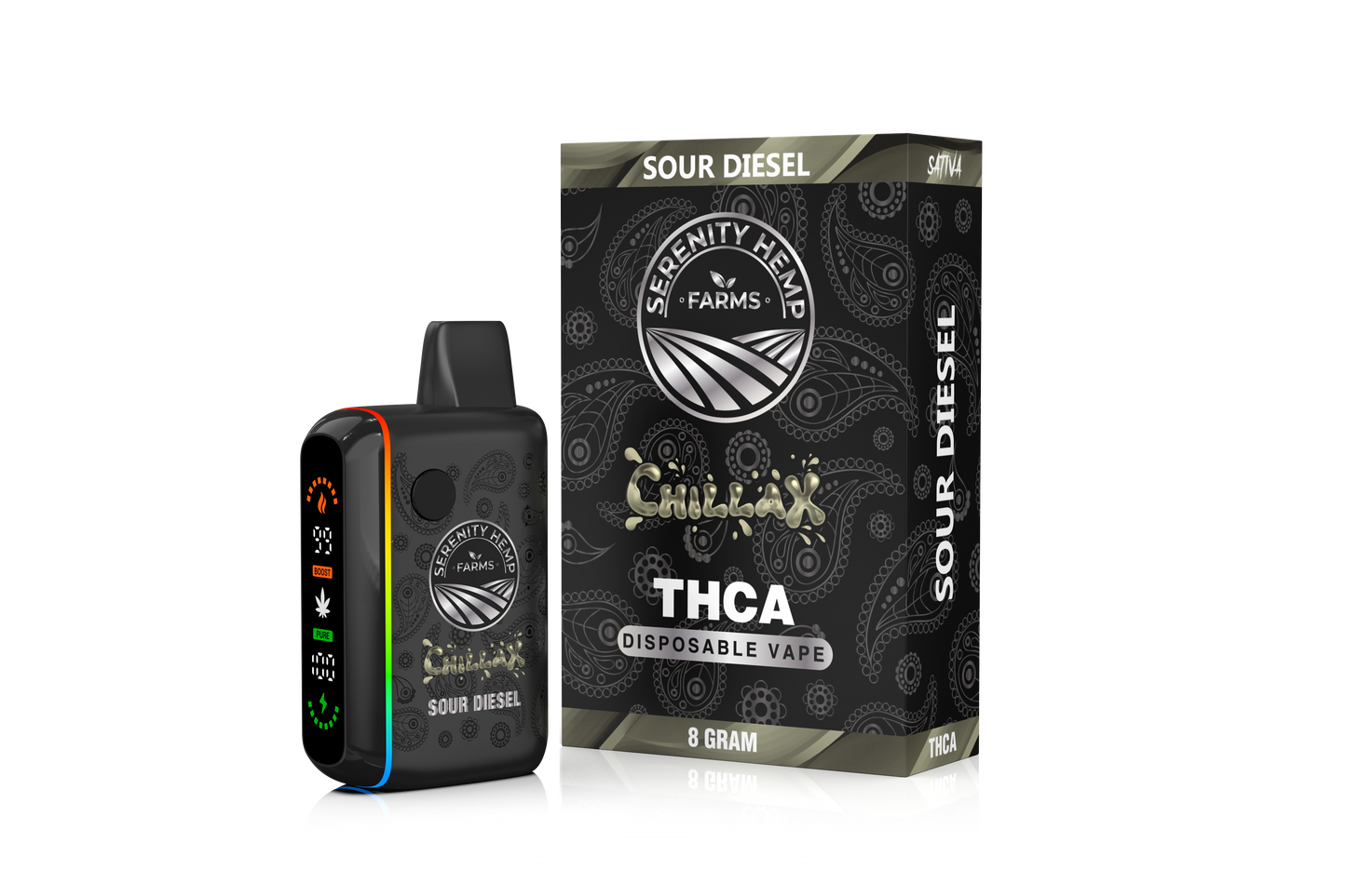 Serenity Hemp Chillax THCA Disposable Vape 8g