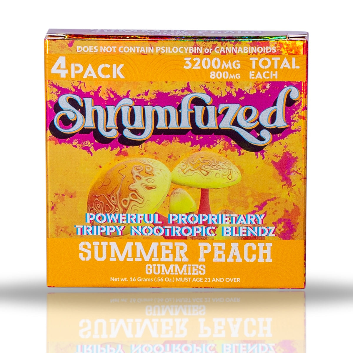 Shrumfuzed 4 Pack 3200 MG - Summer Peach