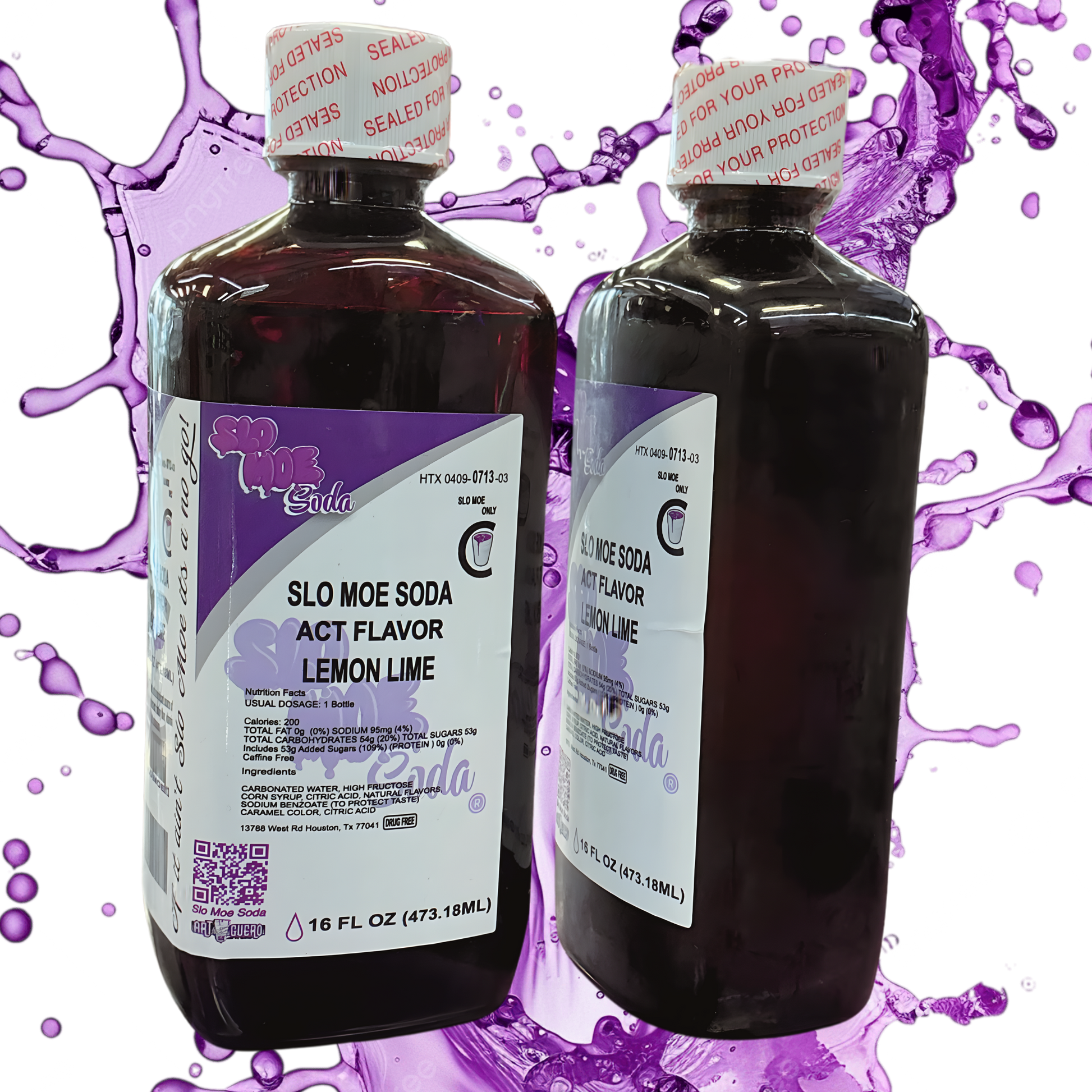 Slo Moe Soda Act Flavor Lemon Lime NEW! - image 2