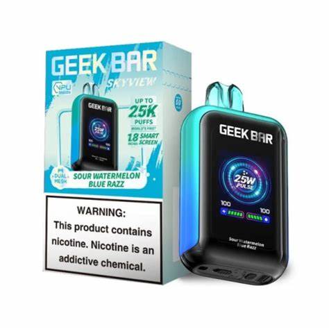 Geek Bar Skyview 25k Sour Watermelon Blue Razz