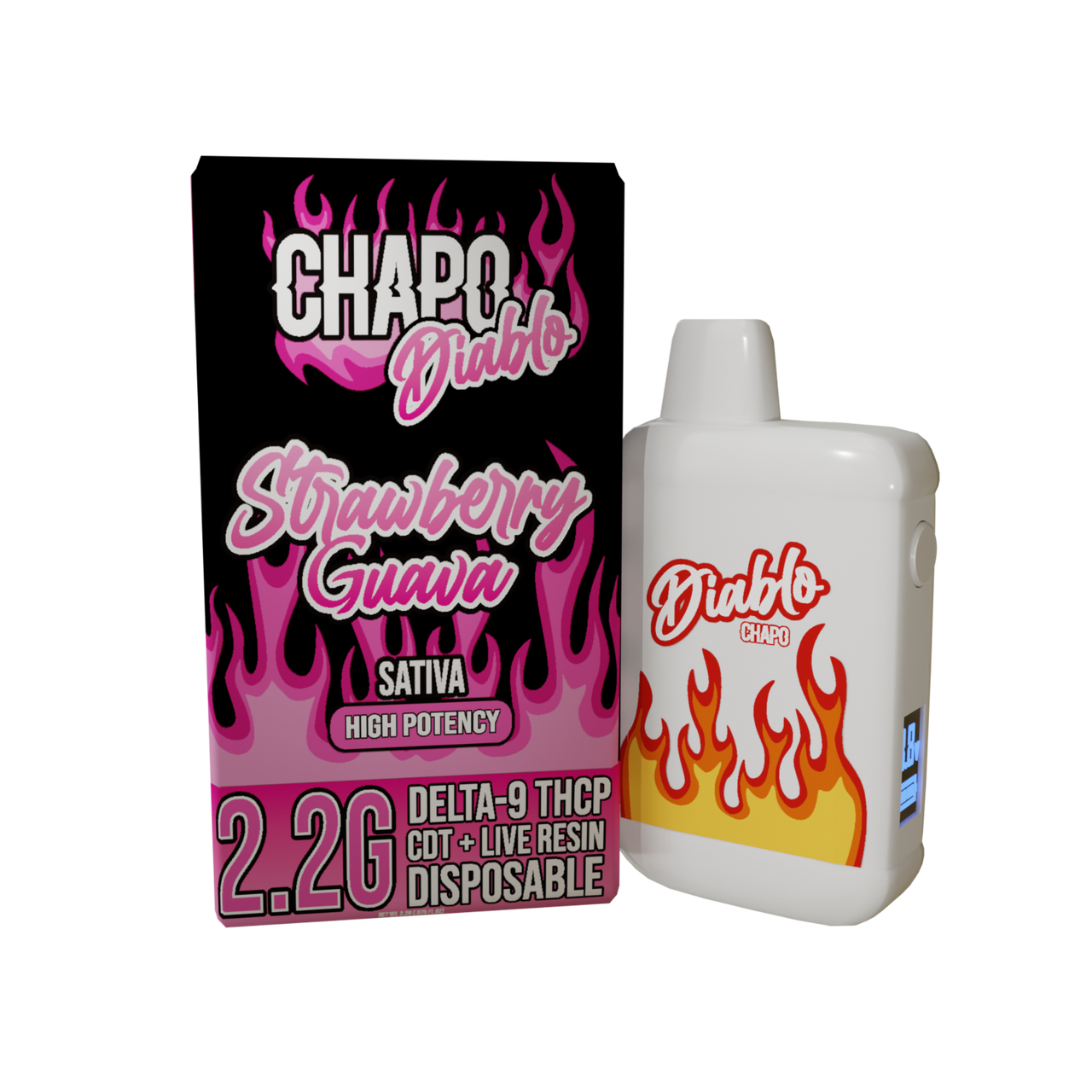 Chapo Diablo High Potency THCP Diablo Blend Disposable 2.2 g