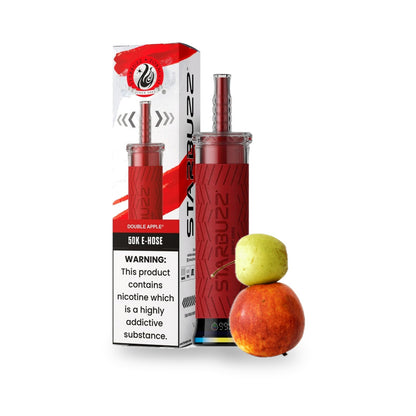 Double Apple — box, device & flavor — Starbuzz 50K E-Hose