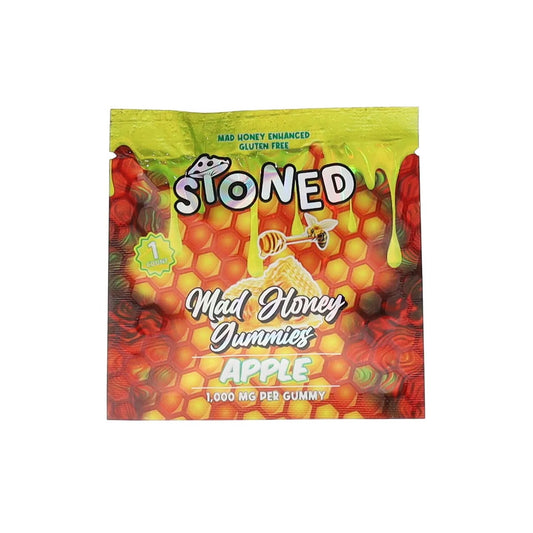 Stoned Mad Honey Gummies 1ct bag, Green Dream