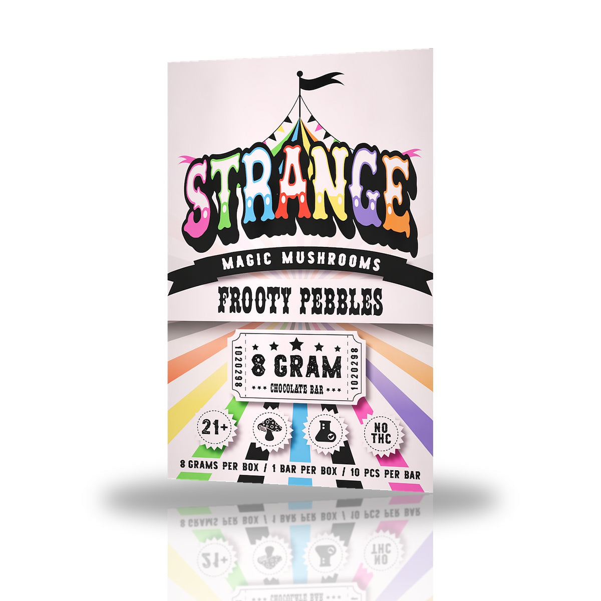 Strange Magic Mushrooms 8g Chocolate Bar - Frooty Pebbles