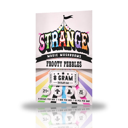 Strange Magic Mushrooms 8g Chocolate Bar - Frooty Pebbles