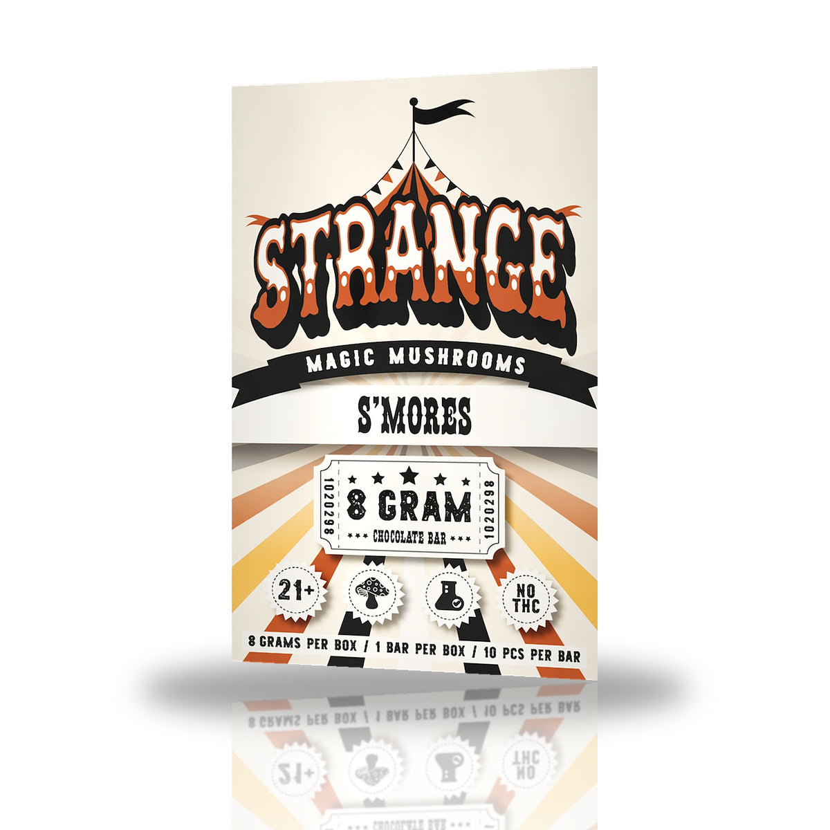 Strange Magic Mushrooms 8g Chocolate Bar - S'mores