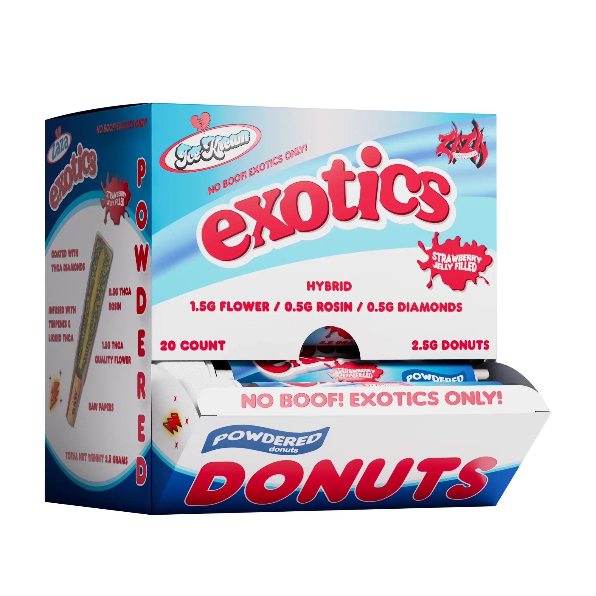 Ice Kream Exotics Rosin + Diamond Preroll