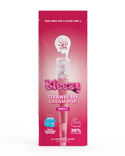 Bleezy THC-A Diamond Infused 2.2 Gram Rose Blunt Preroll