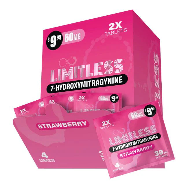 Limitless 7-Hydroxymitragynine 60Mg 2x 30Mg Tablets