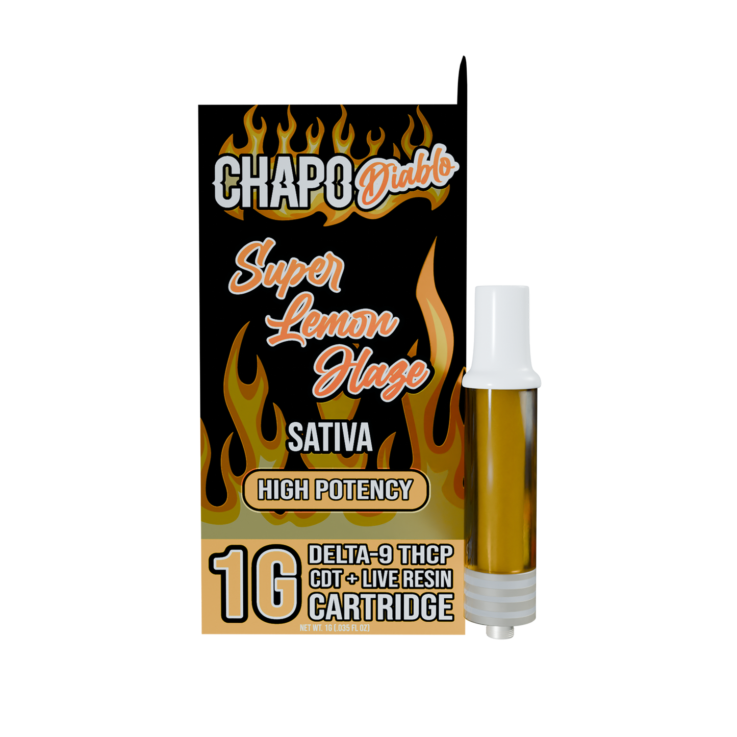 Chapo Diablo Delta-9 ThcP High Potency 1 Gram Cartridges