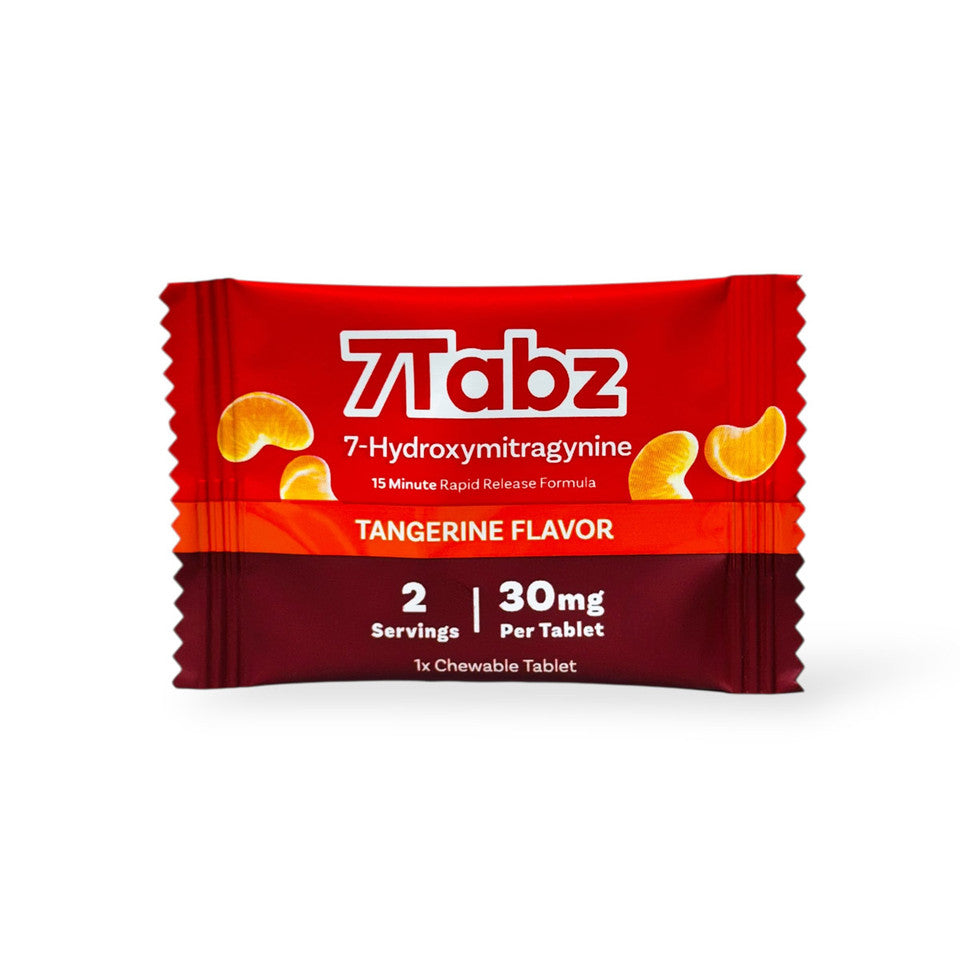 7Tabz 7-Hydroxymitragynine Extra Strength Tablet 30mg - label and ingredients
