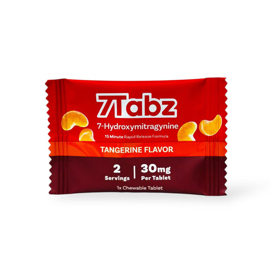 7Tabz 7-Hydroxymitragynine Extra Strength Tablet 30mg - label and ingredients