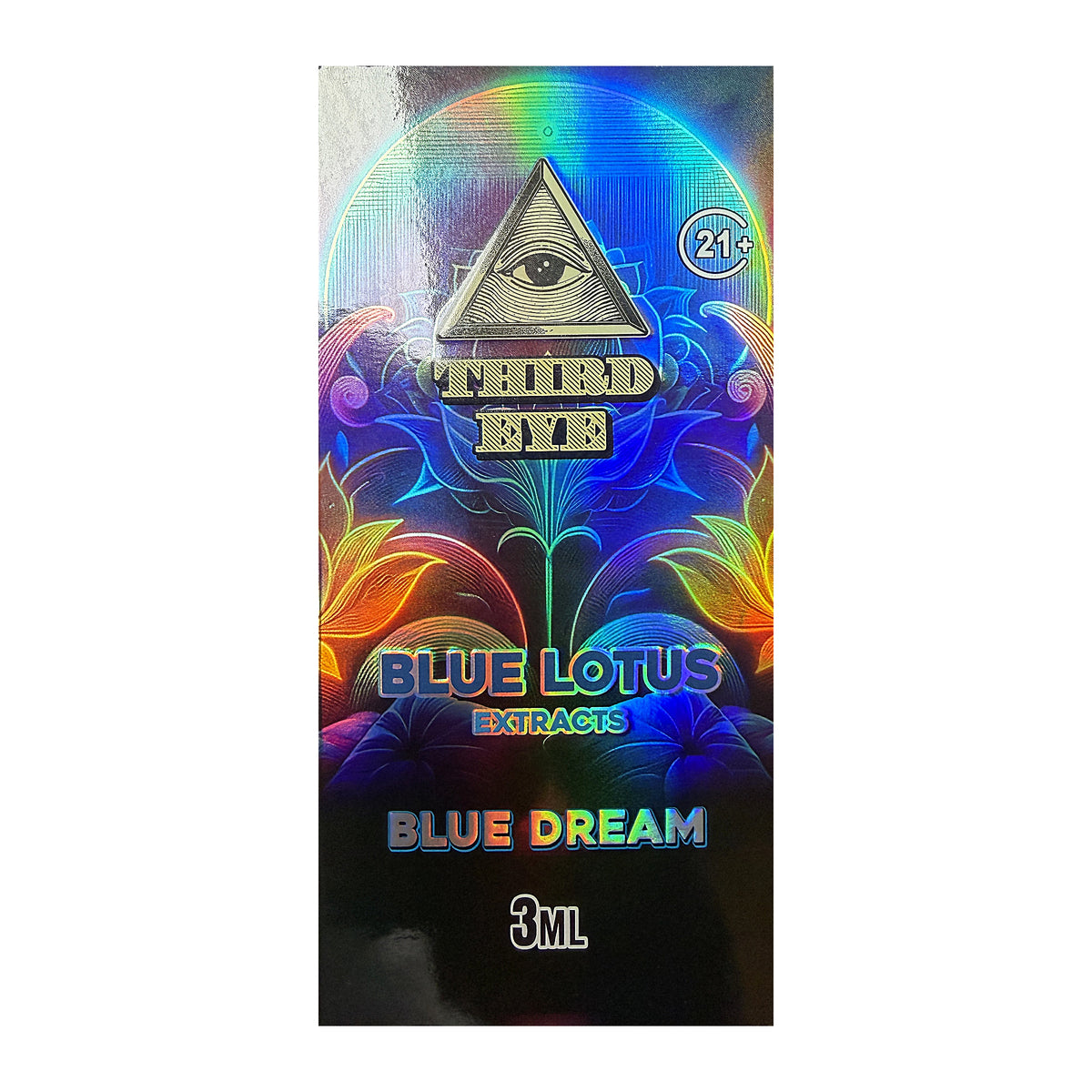 Third Eye Blue Lotus Extracts 3ML disposable, Blue Dream box