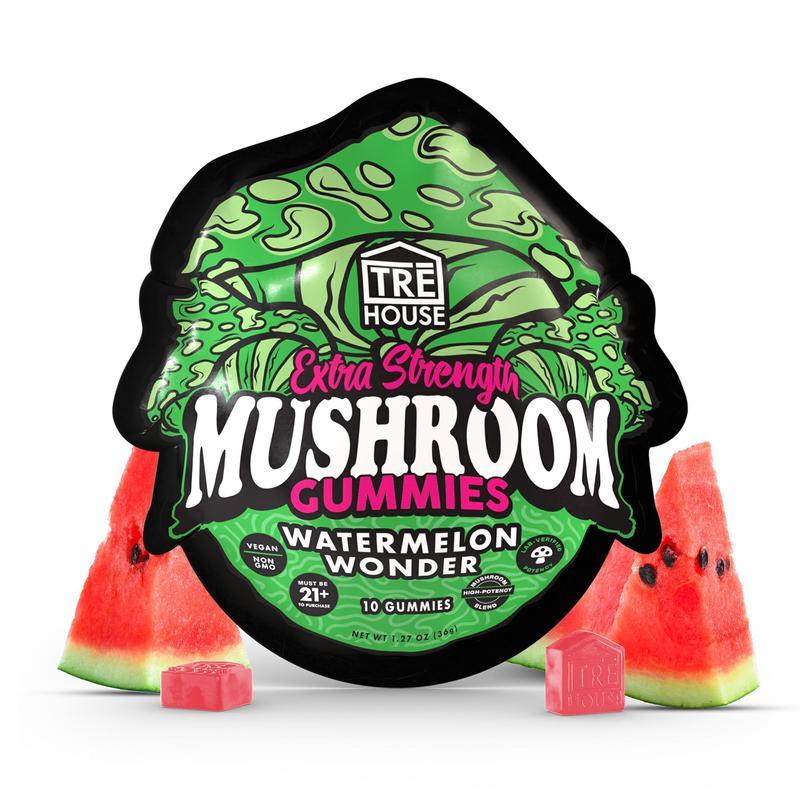 TRE House Extra Strength Mushroom Gummies 10ct - Watermelon Wonder