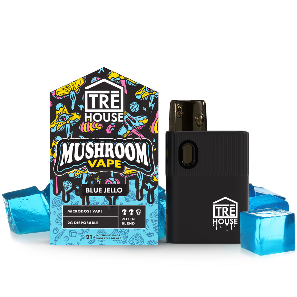 TRE House Magic Mushroom Microdose Vape 2G - Blue Jello