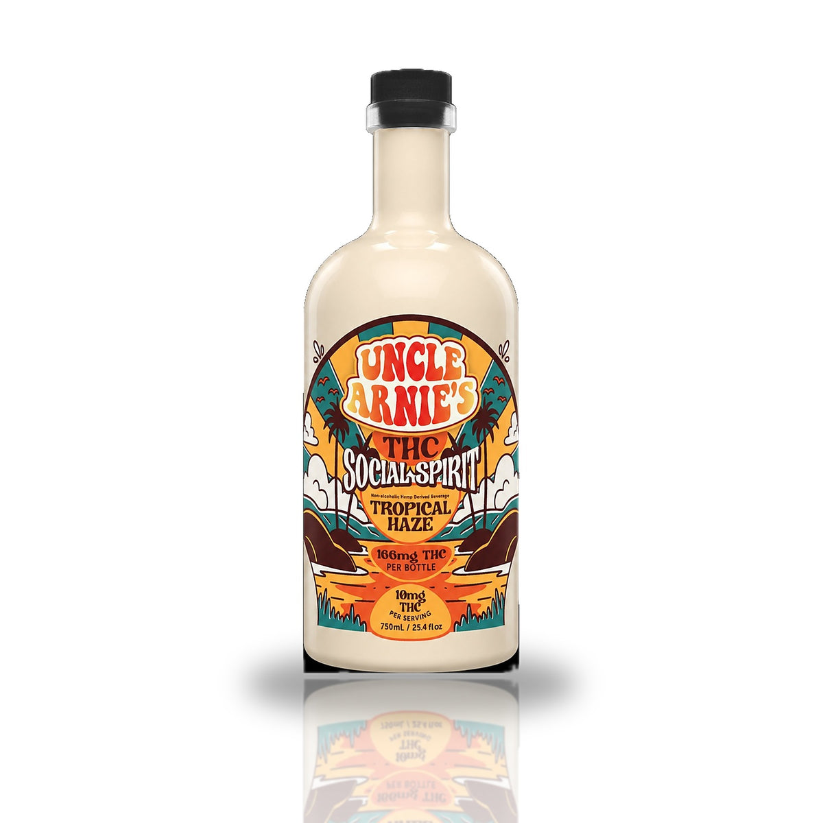 Uncle Arnie's THC Social Spirit Tropical Haze 166MG THC | 750mL