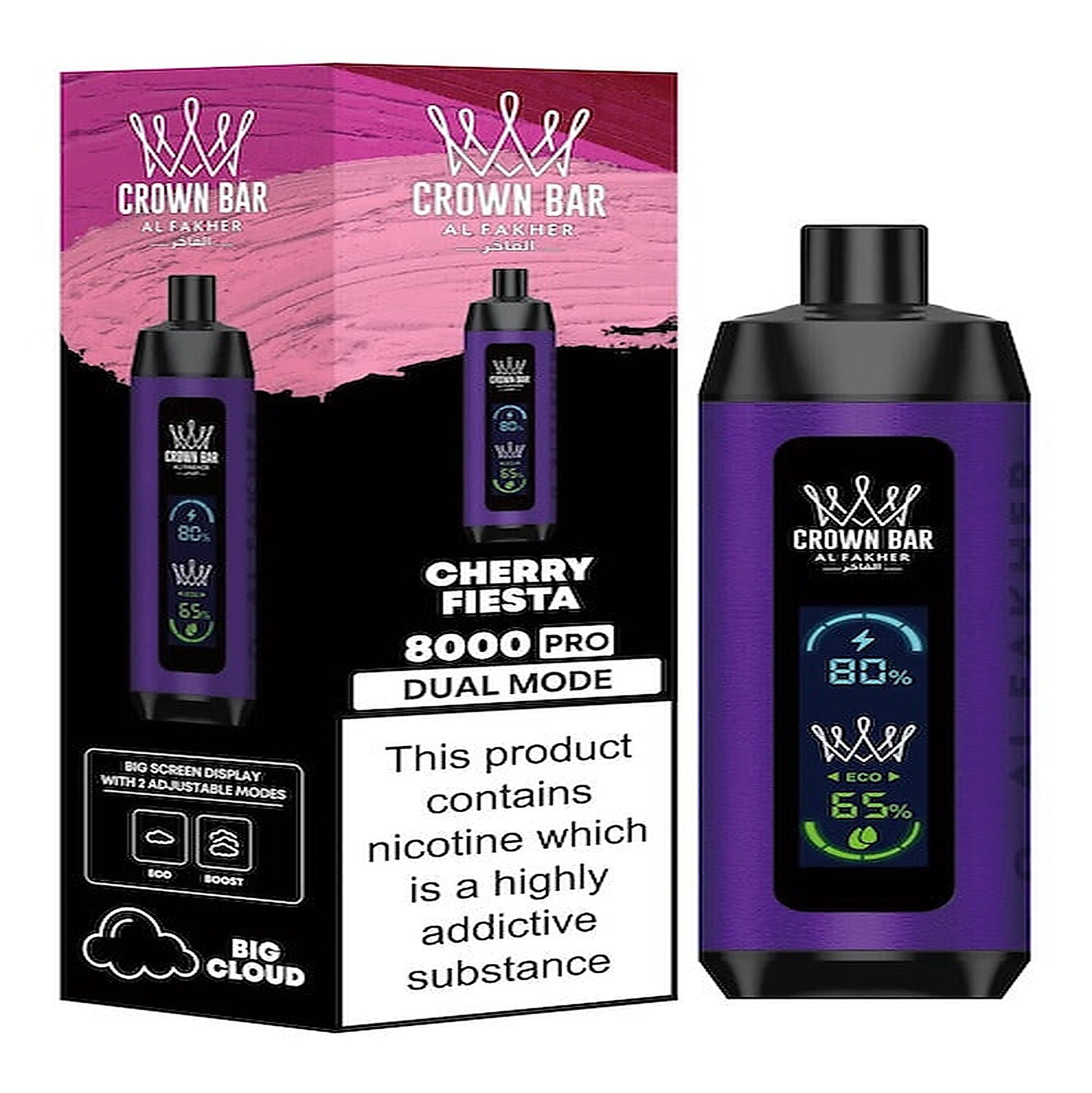 Al Fakher Crown Bar 9000 Cherry Fiesta - image 6