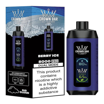 Al Fakher Crown Bar 9000 Berry Mint - image 4