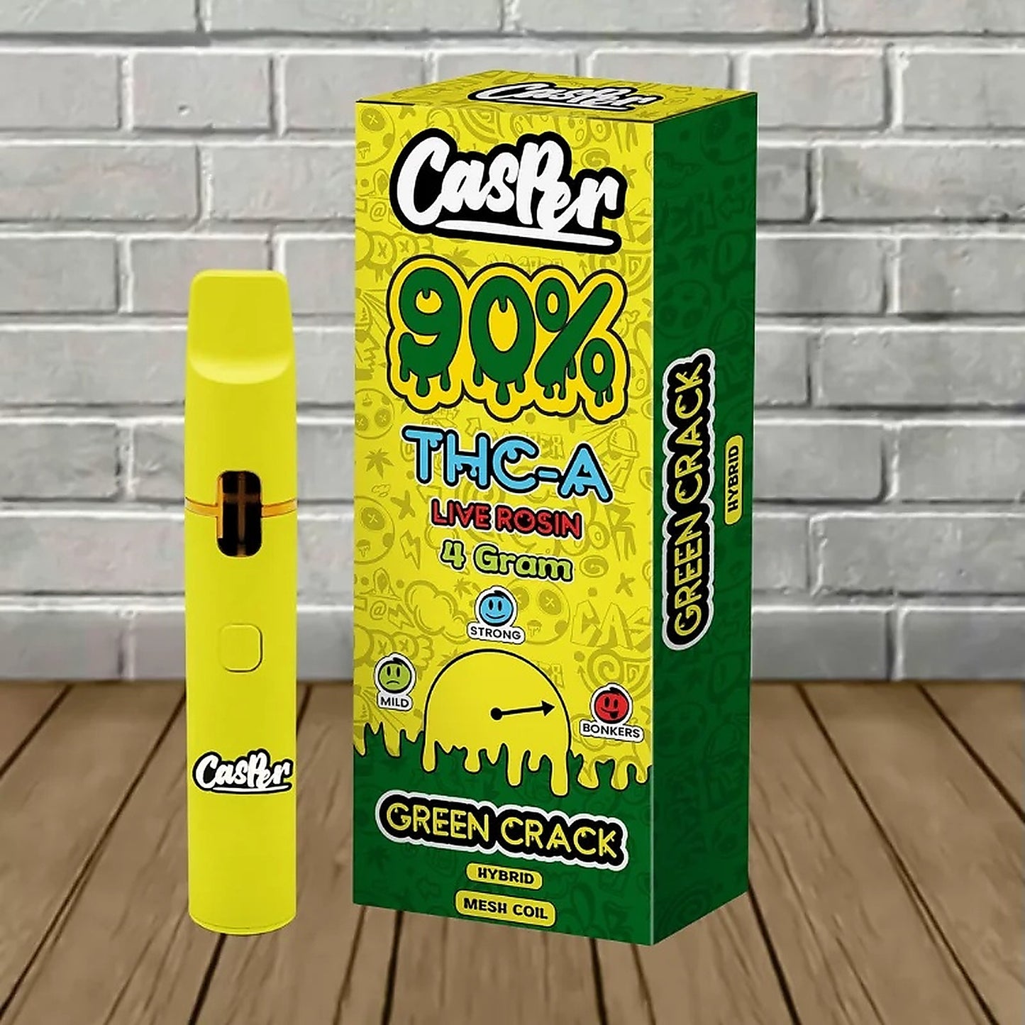 Casper 90% THCA Live Rosin Disposable 4 G - image 4