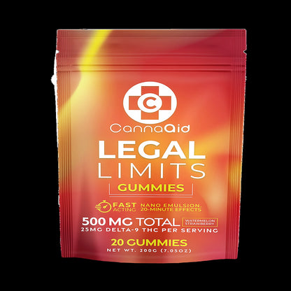 CannaAid Legal Limits Delta 9 Gummies (20pc) - image 4