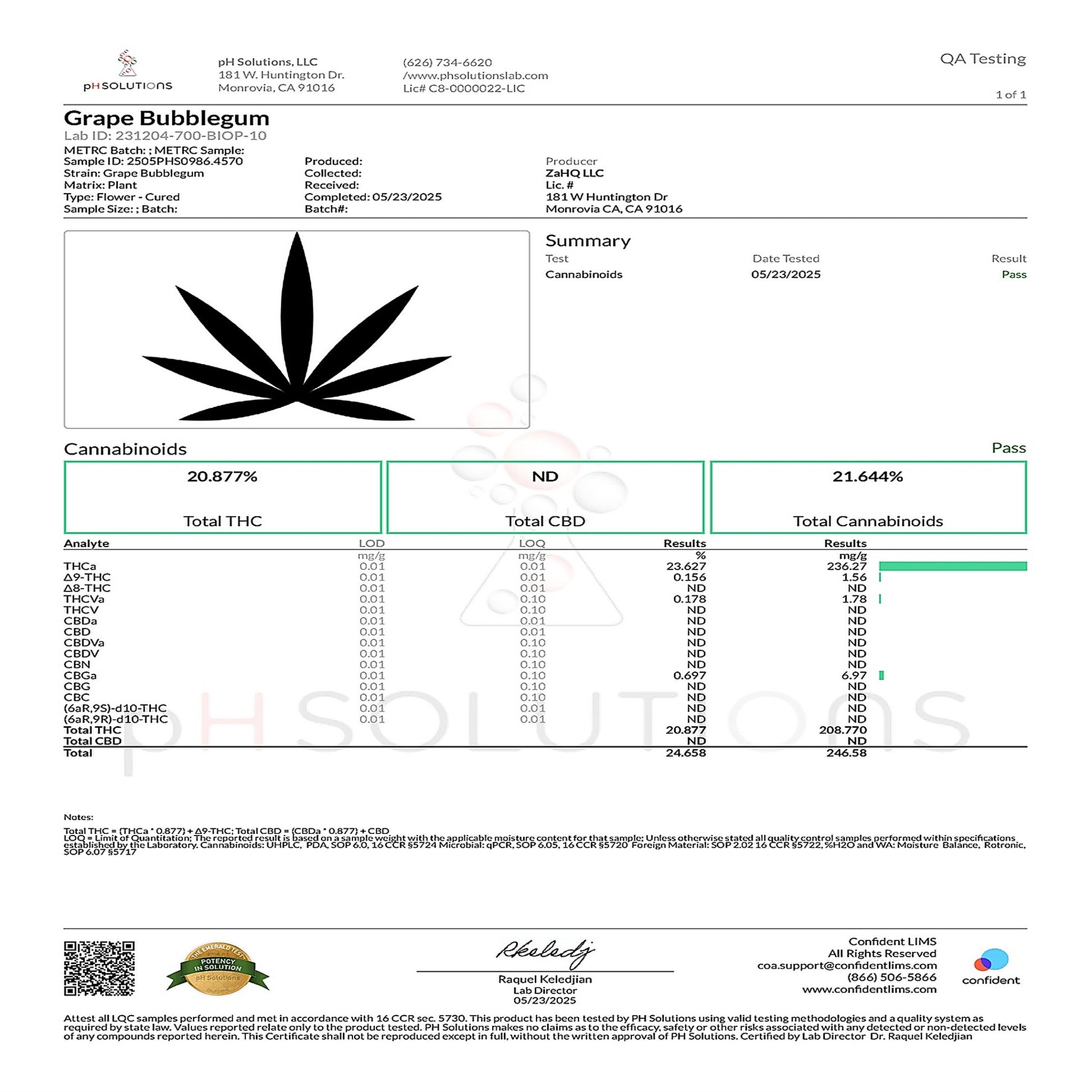 Zour Stash Grape Bubblegum(Sativa)Extreme Exotic Indoor Flower 3.5g - Side View