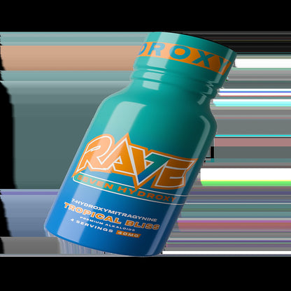 Rave 7-Hydroxymitragynine + Pseudo 3x40MG (120 MG Total) - Close-Up View
