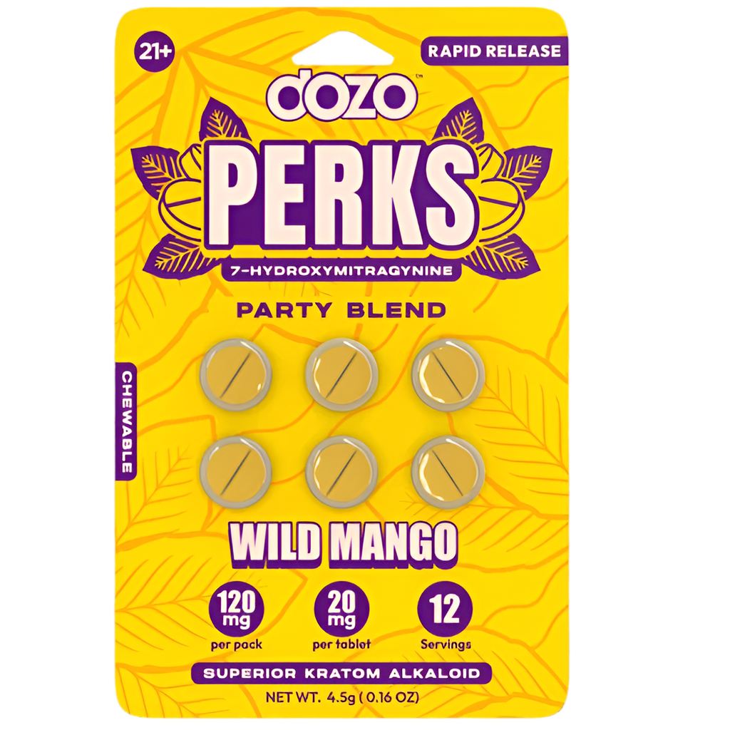 DOZO Perks 7 Hydroxymitragynine 6 Tablets