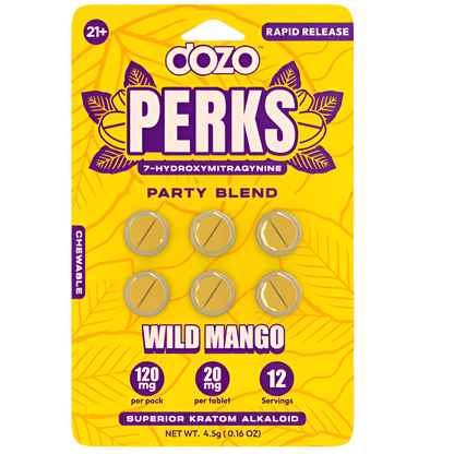 DOZO Perks 7 Hydroxymitragynine 6 Tablets