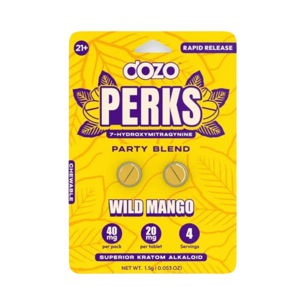DOZO Perks 7 Hydroxymitragynine 2 Tablets