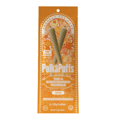 PolkaPuffs THC-A Saucy Diamond Prerolls Orange Creamsicle
