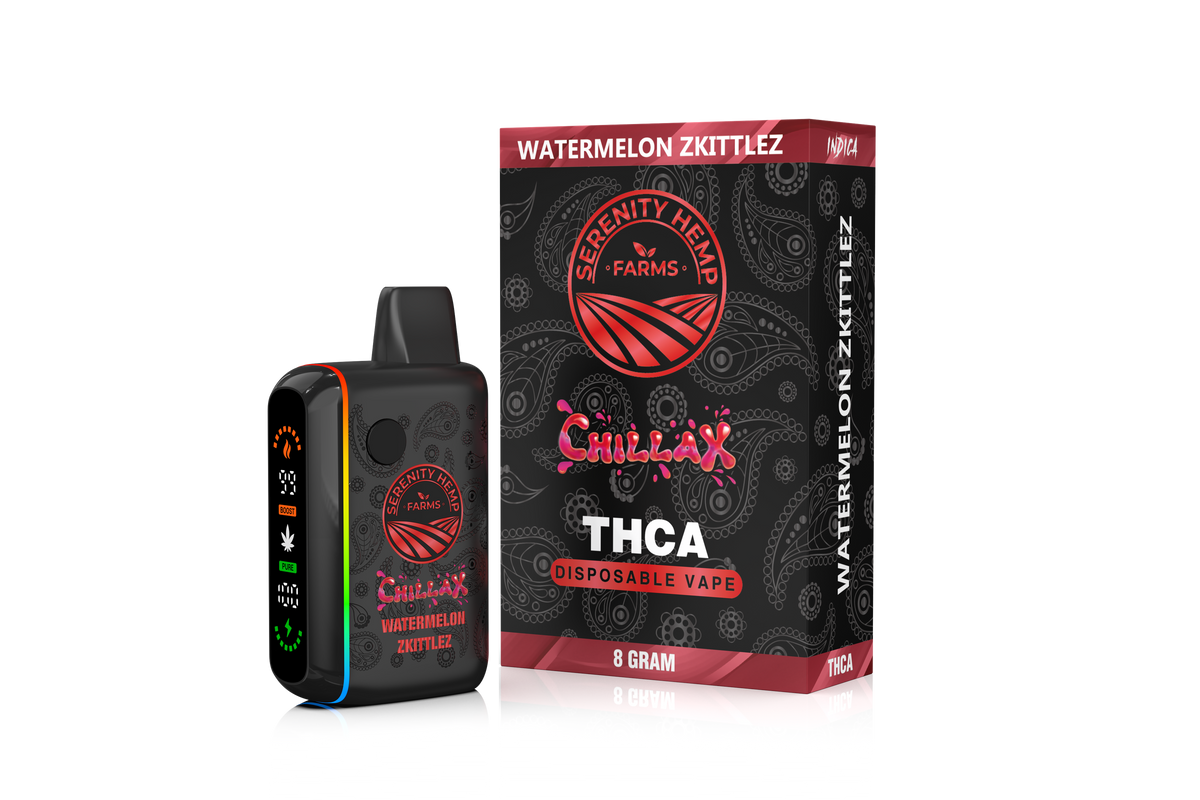 Serenity Hemp Chillax THCA Disposable Vape 8g