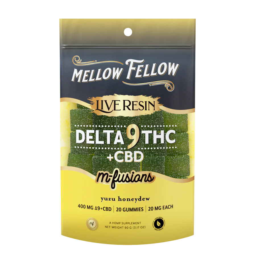 Mellow FellowDelta 9 Live Resin Edibles 20x20MG (400MG Total)