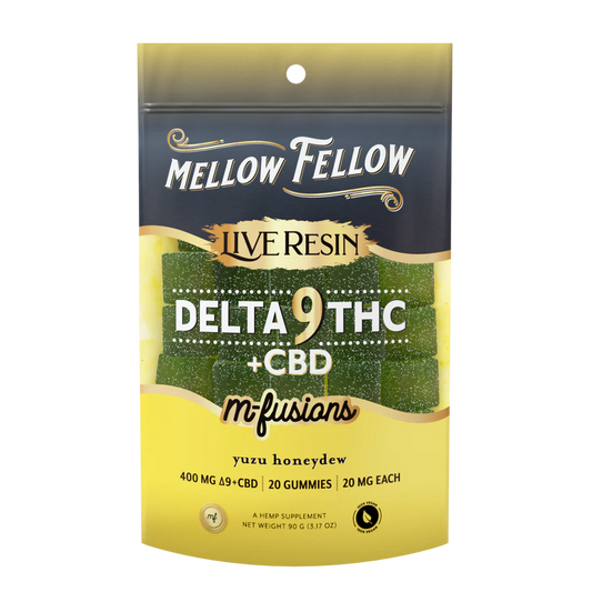Mellow FellowDelta 9 Live Resin Edibles 20x20MG (400MG Total)