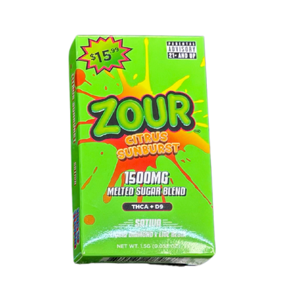 Zour THCA+D9 Liquid Diamond x Live Resin 1.5G Melted Sugar Blend Disposable