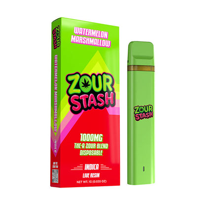 Zour Stash THC-A Live Resin 1G Vape | Exotics Zour Stash THC-A Live Resin 1G Vape | Exotics