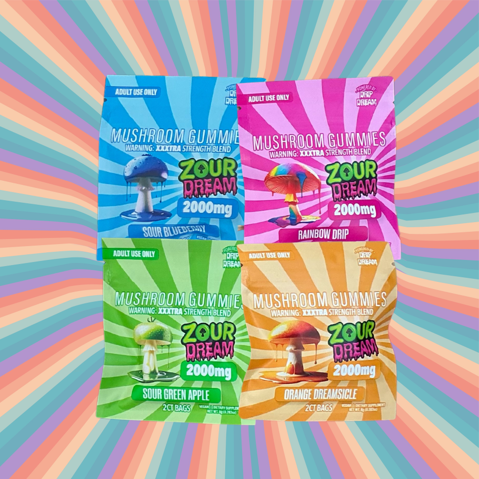 Zour Dream Mushroom Gummies 2,000MG (2pc)